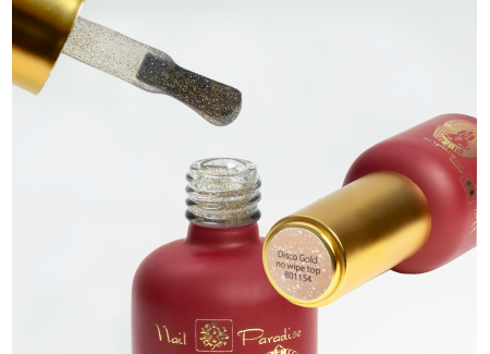 Top Coat - Disco Gold no wipe 10ml